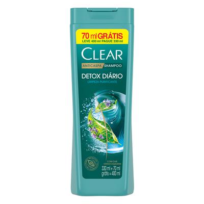 Shampoo Clear Detox Diário 400Ml